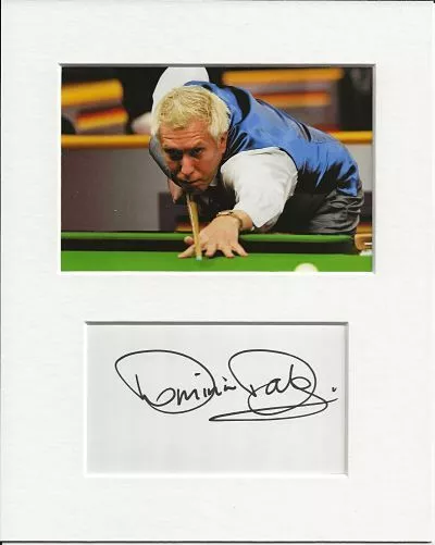 Dominic Dale Snooker echtes authentisches Autogramm Unterschrift und Foto AFTAL COA