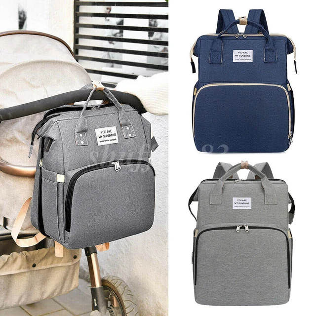 Multi-Function Baby Diaper Backpack Baby Folding Bed Nappy Mummy Changing Bag