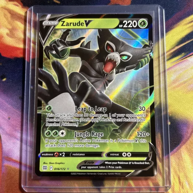 Zarude V - Brilliant Stars Pokémon card 016/172