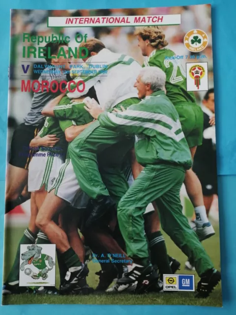 1990 Republic of Ireland v Morocco