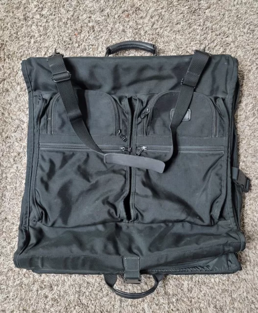 TUMI Alpha Ballistic Black Nylon Luggage Carry On Garment  Travel Business Bag