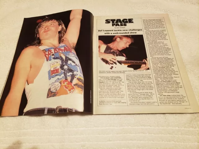 Circus Magazine Jan 87', Def Leppard, Guns n Roses, Whitesnake, Poison,Metallica 2