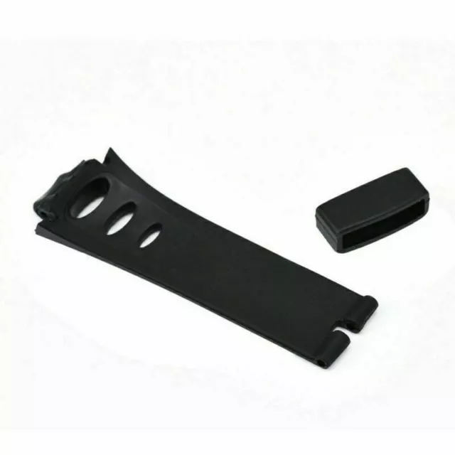 NEW RUBBER BLACK Watch Band Strap Buckle Wristband For SUUNTO OBSERVER ...
