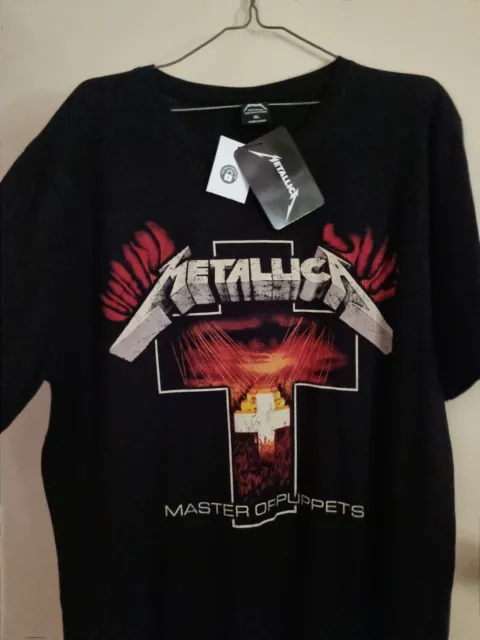 Metallica Master Of Puppets Album T Shirt XL Brand New