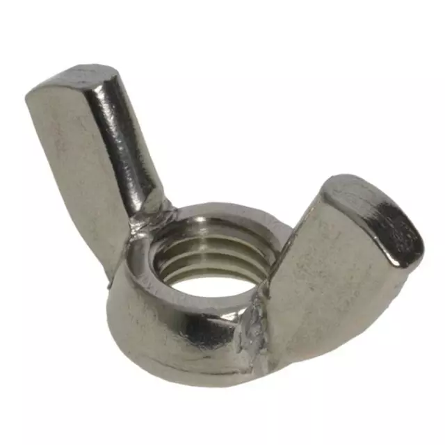 G316 Marine Stainless Steel M4 (4mm) Metric Coarse Wing Nut