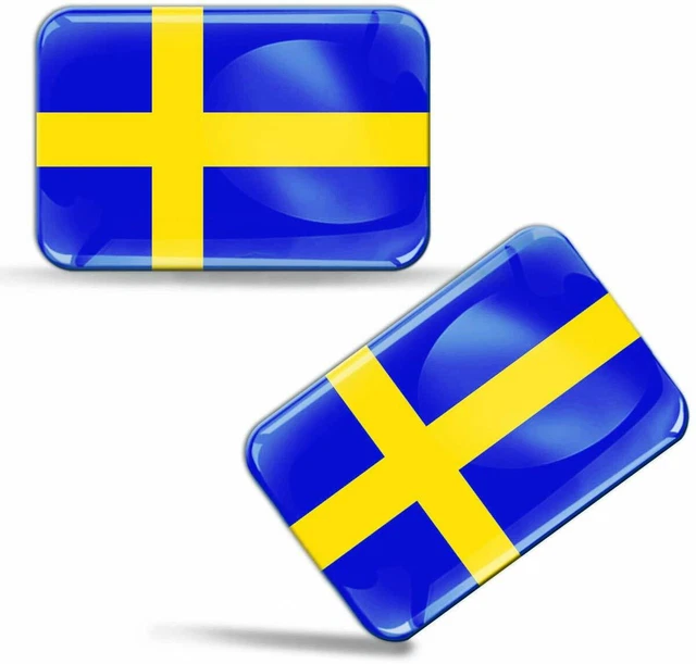 Flagge Schweden Von Flaggenfritze – Mit Gratis Sticker, 100% Polyester, Doppelt Gesäumt