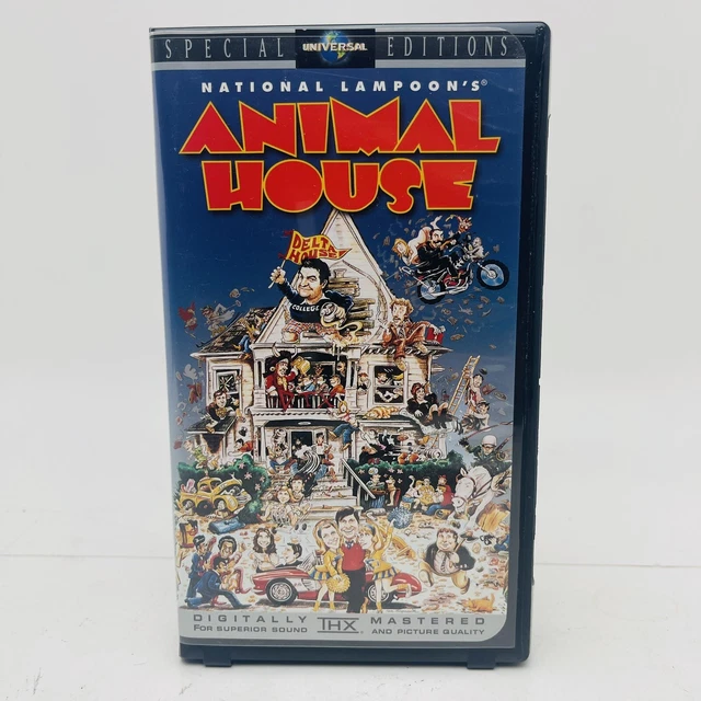 NATIONAL LAMPOONS ANIMAL House VHS 20th Anniversary Special Edition 6.