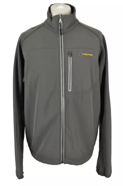 TIMBERLAND Beige Windcheater Jacket size L Mens Full Zip Outdoors Outerwear