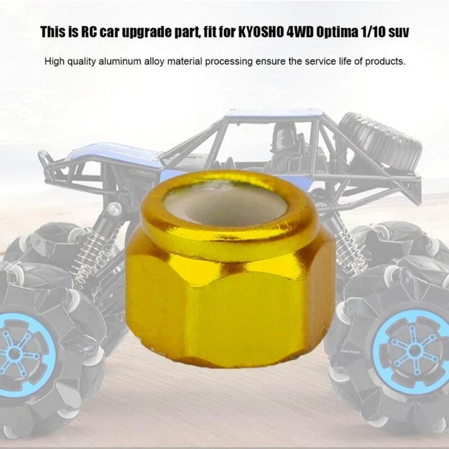 8pz dadi in alluminio M3 aggiornati per auto Optima 1/10 RC BGS