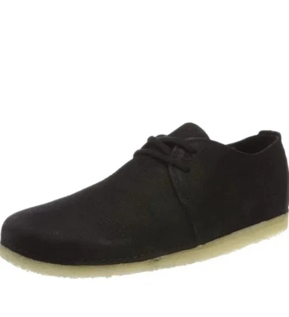 Clarks ashton store black suede