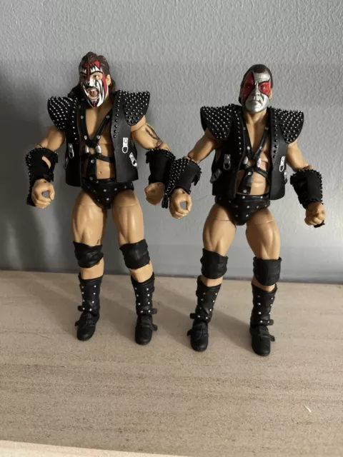 Wwe Wwf Demolition Ax & Smash Elite Legends Mattel Wrestling Figures Read