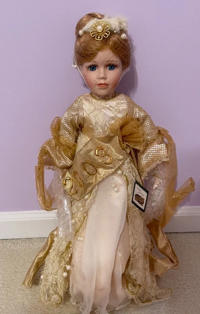 Heritage Signature Collection 2003 Porcelain Angel Doll Item #80011. New w/COA 2