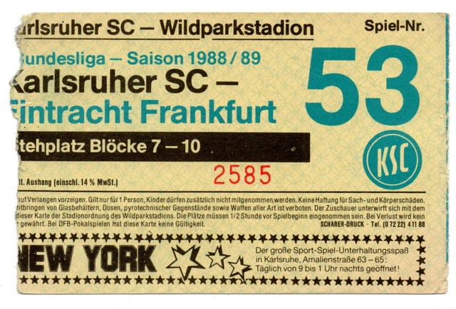 Karlsruher SC Tickets | Karten für Karlsruher SC 2026