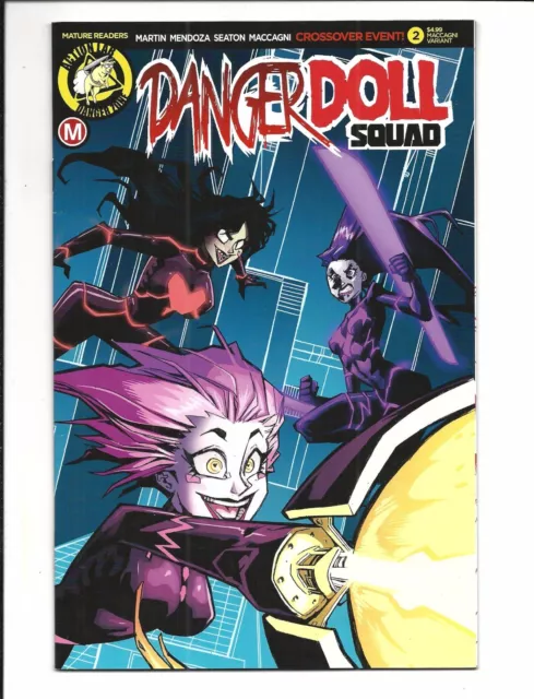 DANGER DOLL SQUAD # 2 (MARCO MACCAGNI VARIANT Cover E, NOV 2017) NM NEW