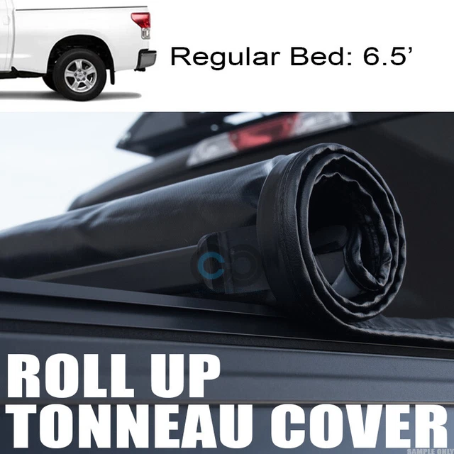Fit 04-06 Toyota Tundra 6.2 Ft Short Bed Lock & Roll Up Soft Vinyl Tonneau Cover
