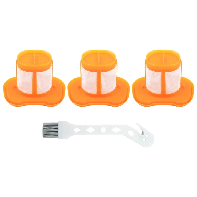 WIIYENA Staubsauger Filter Set - 3 Ersatzfilter + Bürste Für Black & Decker Modelle