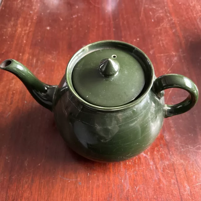 Vintage Green Gibsons England Teapot 1950s