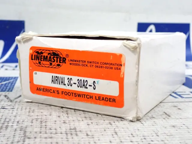 New Linemaster Airval 3C-30A2-S Clipper Variable / Momentary Pneumatic Control