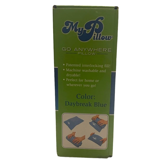My Pillow Go Anywhere Travel 12 x 18 Inch Pillow With Bonus Roll & Go Pillowcase 7