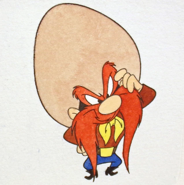 Yosemite Sam Ltd Ed 2 Etching Warner Brothers Looney Tunes unframed 7.5x7.5 OBO