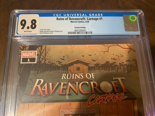 Ruins Of Ravencroft Carnage #1 CGC 9.8 1st Cortland Kasady 2nd Print Variant 4