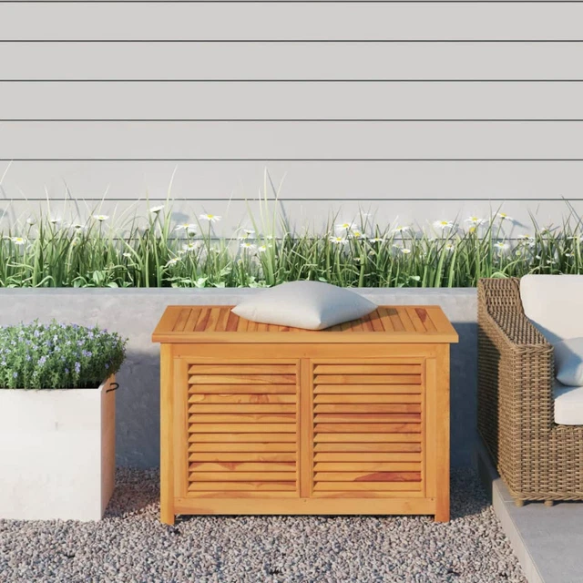 FESTNIGHT AUFLAGENBOX HOLZ Garten Gartenbox Klein Kissenbox Kissentruhe