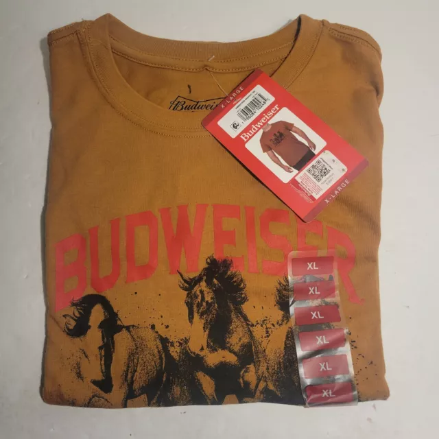 Budweiser Mens XL T-Shirt  NWT King of Beers Anheuser Busch