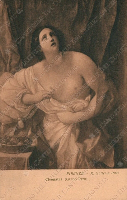 Cleopatra Galleria Pitti Artista Guido Reni Firenze Cartolina