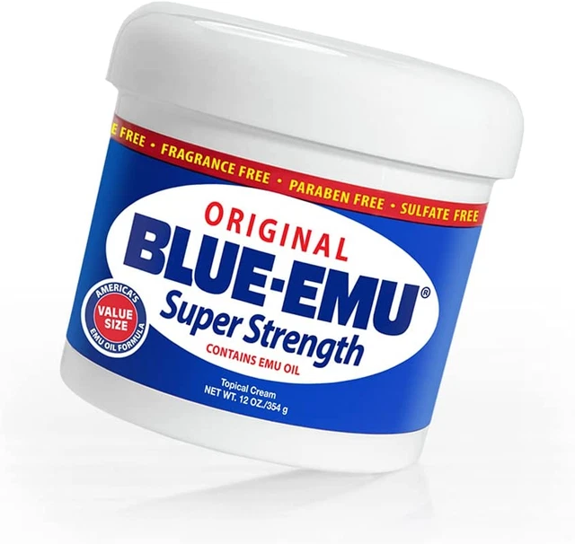 Blue Emu Muscle and Joint Deep Soothing Original Analgesic Cream, 1 Pack 12Oz,00