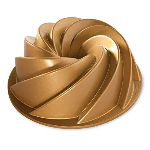 Nordic Ware Heritage Bundt Pan, One, Gold