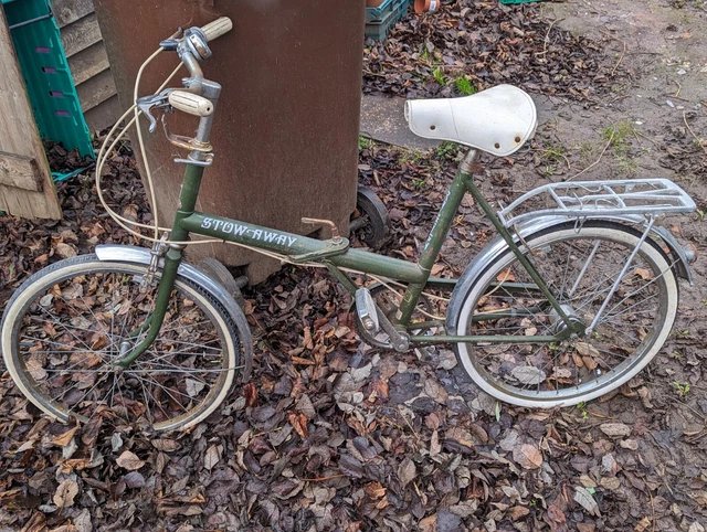 Raleigh, Stow Away , Vintage ,Folding Bicycle,16" Frame ,