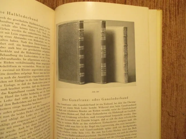 MORF Papparbeit Bucheinband 1951 Handeinband BUCHBINDEREI Buchbinder BUCHBINDEN 3