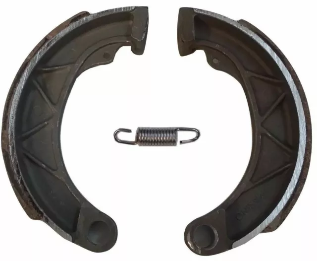 ukscooters LAMBRETTA BRAKE SHOES FRONT OR REAR GP MAKINO WITH FREE SPRING