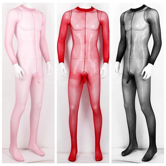 body mit penishülle Body aus Latex mit Penis-Hodenhülle, langen Ärmeln und RV - Hautengshop -  All your Fetish Needs main image 1
