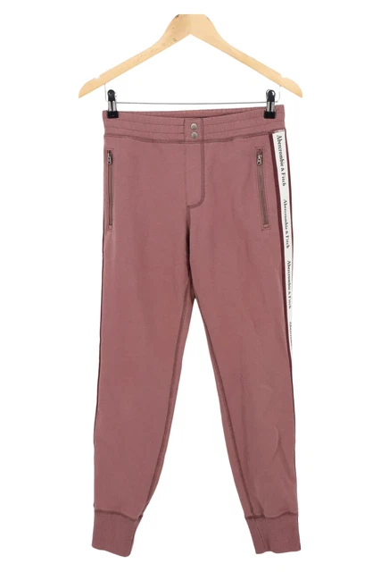 Pantaloni da jogging Abercrombie Fitch donna rosa taglia XS L28