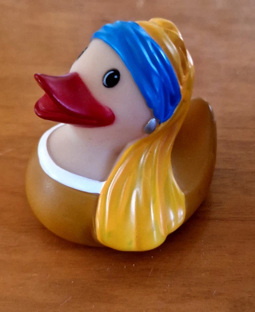 GIRL WITH A Pearl Earring Rubber Duck Johannes Vermeer £5.00 PicClick UK