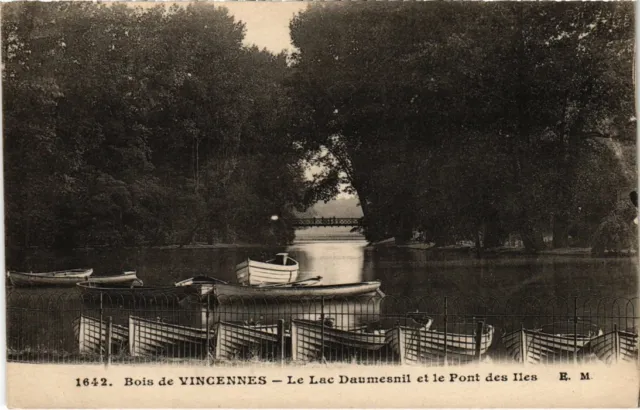 CPA Vincennes Lac Daumesnil et Pont des Iles (1347249)