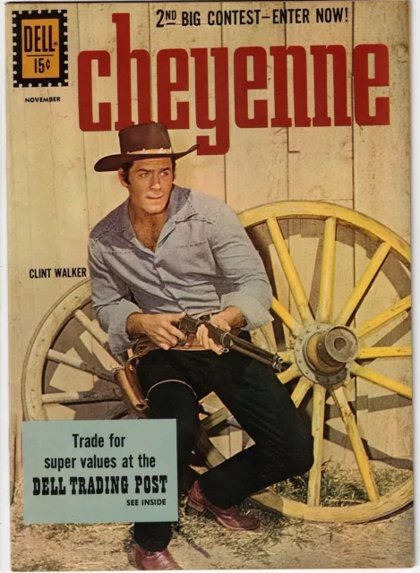 Cheyenne # 24 (Dell) Clint Walker Photo Cover