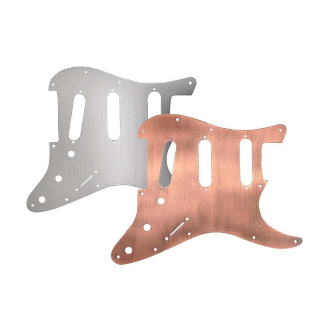 Aluminum alloy   hole electric guitar pickguard anti-scratch plate