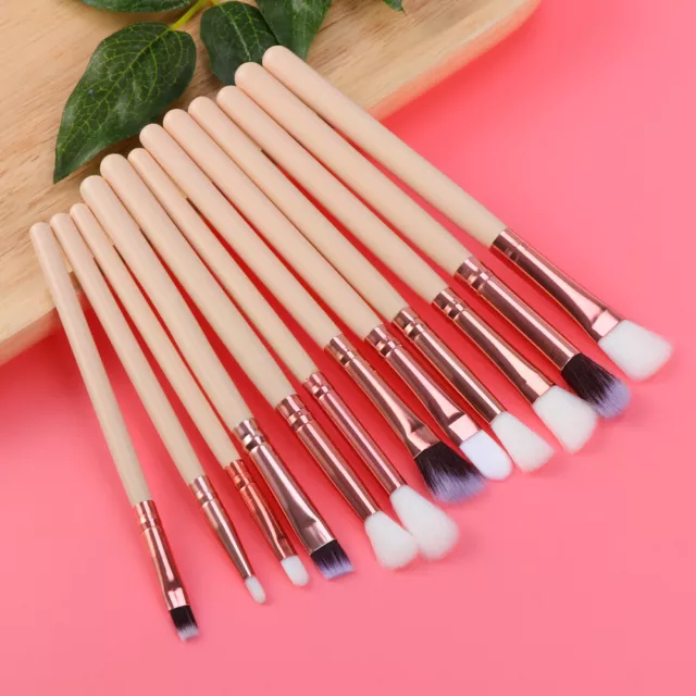 12Pcs Professional Eye Makeup Brush Set Powder Foundation Eyeshadow Eyeliner