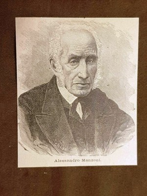 Carcano Milano Rechiedei 1873 Brossura Ottimo Vita di Alessandro Manzoni 