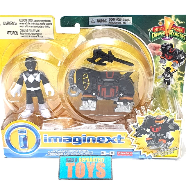 IMAGINEXT POWER RANGERS BATTLE ARMOR BLACK RANGER figure Mighty ...