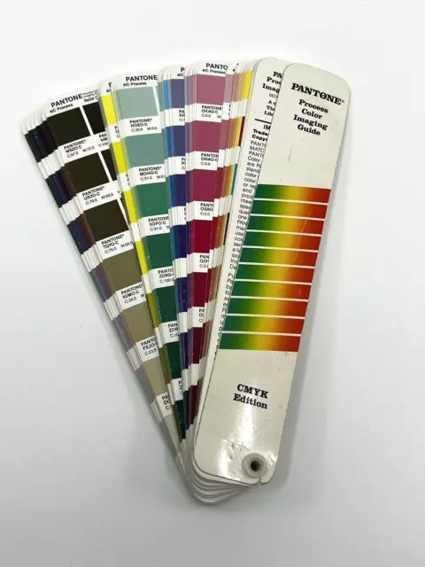 Vtg 1960s Pantone Four Color Process Guide-2 THE PANTONE LIBRARY