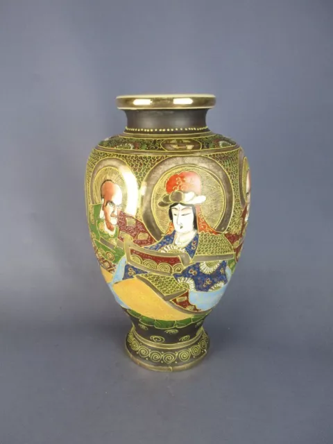 Kunst Japanisch Vase IN Keramik Mit Figuren E Dekor Goldene