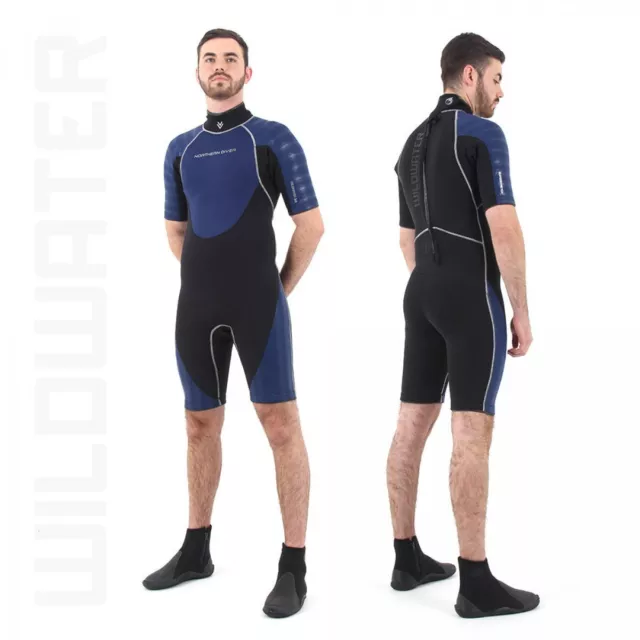 Men's 3mm Superstretch Neoprene Wildwater Shortie Wetsuit - Size Choice