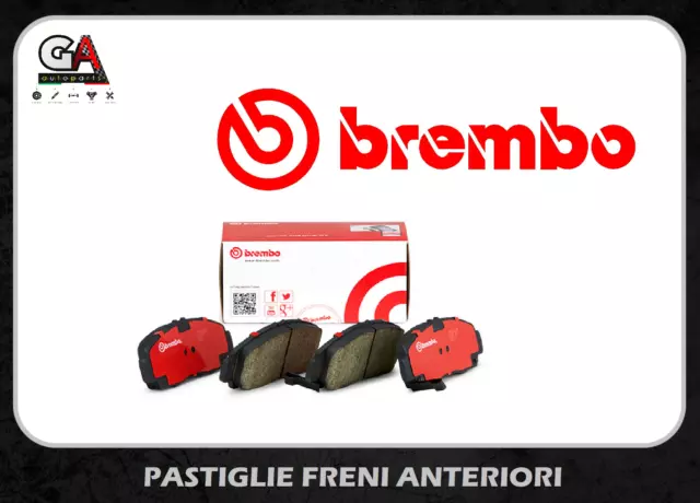 kit 4 Pastiglie freni Golf 7 VII 1.6 TDI 2.0 TDI-GTD anteriori Brembo Pasticche