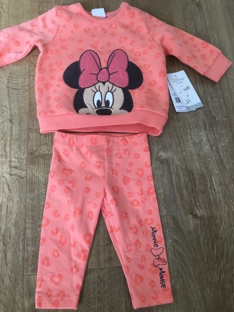 Baby Girls Bundle of Clothes Age 3/6 Months Hat Mittens Dress Top Disney Set 4