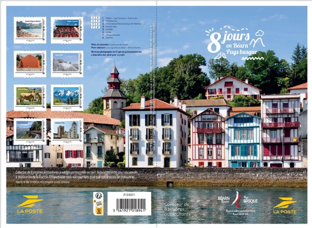 Bloc Collector France 2023 - 8 Timbres 100 Ans Des 24 Heures Du Mans Neufs