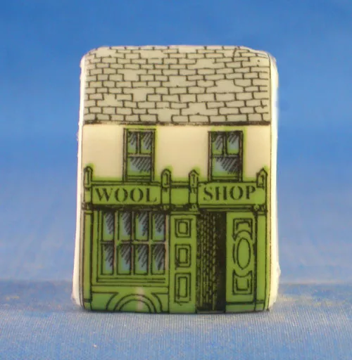 Birchcroft Miniature House Shaped Thimble -- Wool Shop