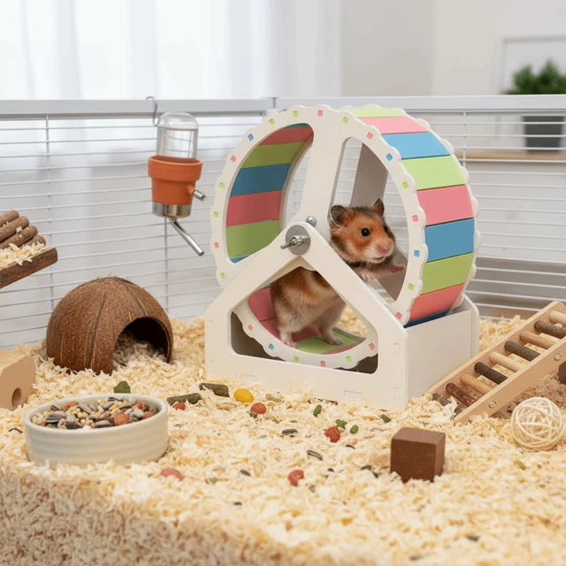 Photo inspiration: Gallery Detail: Hamster Running Wheel Quiet Design Pets Treadmill Exercise Toy For
